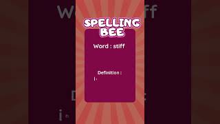 Spelling Bee Words for Kids  Fun and Easy Spelling Practice spellingbee wordoftheday phonicsfun [upl. by Eibocaj429]