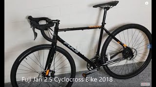 Fuji Jari 25 Elios 2 chromoly Tektro Mira Disc FSA Tempo Adventure Cyclocross  Gravel Bike 2018 [upl. by Limak]