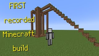 first recorded minecraft build remade [upl. by Toille596]