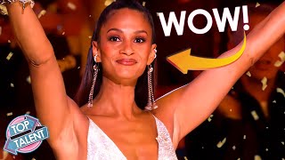 Alesha Dixons BEST Golden Buzzers on BGT❗⭐ [upl. by Enrobialc624]