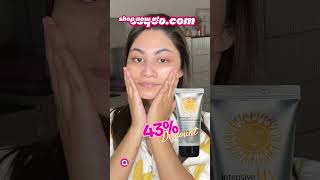 REVIEW SUNBLOCK CREAM 3W CLINIC [upl. by Helbonnas]