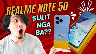 UNBOXING na may konting review  Realme Note 50  Sobrang mura pero sulit nga ba [upl. by Shererd]