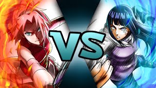 Sakura vs Hinata The Animation HD [upl. by Susette]