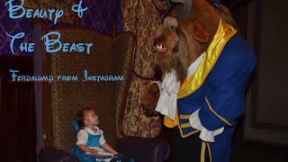 Belle and Beast share an enchanted evening in Be Our Guest restaurant [upl. by Berlin]