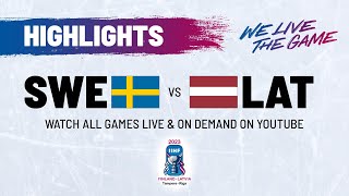 Highlights  Sweden vs Latvia  2023 IIHFWorlds [upl. by Rothmuller569]