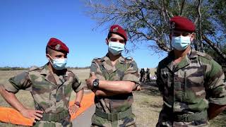 Brevets prémilitaires parachutistes pour 19 stagiaires [upl. by Ueihttam]