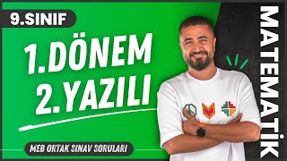 9Sınıf 1Dönem 2Yazılı Soruları  MEB Ortak Sınav Soruları  9Sınıf Matematik  Rehber Matematik [upl. by Brote]