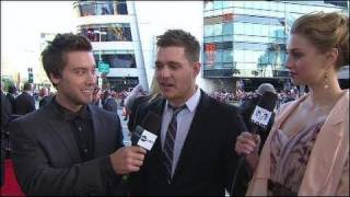 AMA 2010 Red Carpet Interview with Michael Buble [upl. by Okun529]