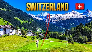 The golf courses in Switzerland are BEAUTIFUL [upl. by Ynelram]