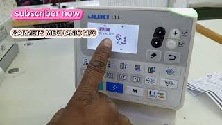 JUKI BUTTON HOLE LBH1790AS নাইফ কিভাবে চালু করা হয় subscribe viralvideo video [upl. by Bradney]