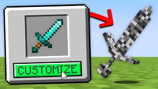 Minecraft But You Can Customize Crafts [upl. by Halsted258]