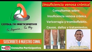 Insuficiencia venosa crónica Varicorragia y Tromboflebitis Consulta Participativa 170924 [upl. by Nnitsuj]