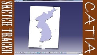 catia sketch tracer카티아에서 그림을 불러와 모델링하기 [upl. by Anerec]