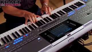 Kraft Music  Yamaha Tyros5 Demo with Peter Baartmans [upl. by Katt919]