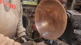 Twice Turning Walnut Bowl Stanley Cup Bowl [upl. by Mariette]