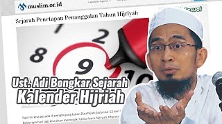 JARANG DIKETAHUI  Ust Adi Hidayat Bongkar Sejarah Kalender Hijriah [upl. by Grannia52]