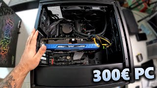 Wir bauen einen Gaming PC für unter 300€  GTX 1080 i5 8600K [upl. by Enial]