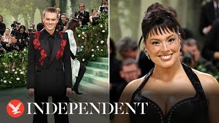 Live Celebrities walk the red carpet for the 2024 Met Gala [upl. by Anatolio924]