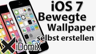 Bewegte Hintergrundbilder für iOS7 selbst erstellen  Parallax Effekt [upl. by Neroc900]