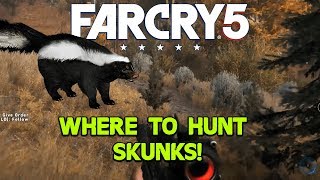 How to find SKUNK Locations in Far Cry 5 Skunk Hunting Challenge Easy Spots to find Skunks [upl. by Allyn]