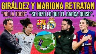 🚨 GIRÁLDEZ Y MARIONA RETRATAN A IVANA ANDRÉS Y TORIL  BARÇA FEMENÍ 4 REAL MADRID 0  NOTICIAS [upl. by Braasch]