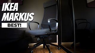 IKEA MARKUS full review 2024  BEST IKEA OFFICE CHAIR [upl. by Herminia]