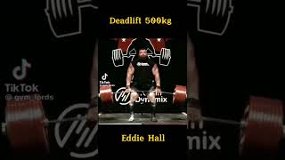 500 kg deadlift Eddie hall [upl. by Akihsat]