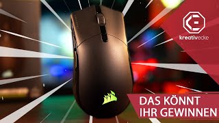 Die BESTE WIRELESS GAMING MAUS für unter 100 Euro Corsair Sabre RGB Pro Wireless Krasser Gerät [upl. by Nirroc469]