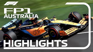 FP1 Highlights  2022 Australian Grand Prix [upl. by Iosep]