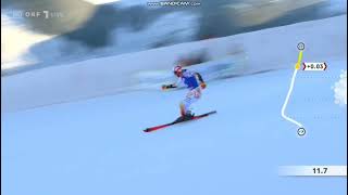 Petra Vlhova Crash Jasna [upl. by Akinahc277]