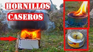 Cómo Hacer 3 Hornillos Caseros Para Camping O Supervivencia [upl. by Annairol431]