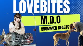 LOVEBITES  MDO  DRUMMER REACTS [upl. by Anirret]