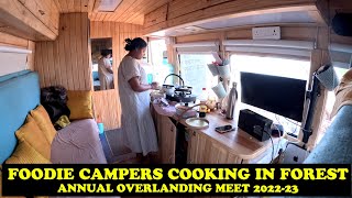 VLOG 184  CAMPING AND COOKING IN FOREST OF MP  CAMPER VAN MEET  VAN LIFE IN INDIA  MOTORHOMES [upl. by Ylliw785]