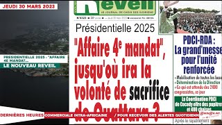 Titrologue présidentielle 2025 quotaffaire 4e mandatquot [upl. by Yezdnil]