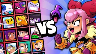 Melodie 1v1 vs EVERY Brawler  The NEW Mortis [upl. by Anawit]