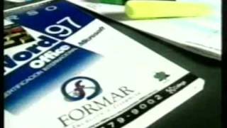 Publicidad Formar  Curso Word 97  Canal 9 Libertad 1997 [upl. by Muire]