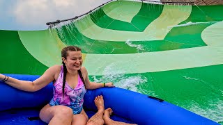 INSANE Rafting WaterSlide at Bellewaerde Aquapark [upl. by Enelrac367]