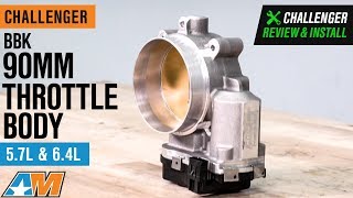 20132018 Challenger 57L amp 64L HEMI BBK 90mm Throttle Body Review amp Install [upl. by Nnylasor]