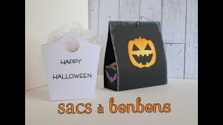 TUTO  🎃 sacs à bonbons HALLOWEEN 🍬 [upl. by Minne]