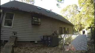 Leaf Removal From Roof Gutter using Quad Copter Pt1 [upl. by Rance266]