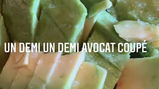 Saumon avocat à la japonaise￼ [upl. by Ambrosi]