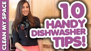 10 AWESOME DISHWASHER TIPS How to Wash Dishes amp Silverware the Fast amp Easy Way Clean My Space [upl. by Murat159]