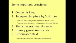 Exegesis and Hermeneutics  Lesson 7 [upl. by Rico284]