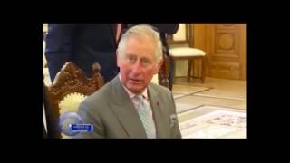 British Prince Charles visits Orthodox Patriarchate of Bucharest [upl. by Tomasine471]