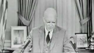 Eisenhower Speech Science and National Security1171957 [upl. by Elleivap]