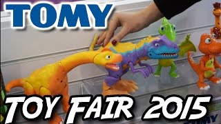 Tomy® Dinosaur Train at Toy Fair 2015 UK [upl. by Ynaffital931]