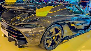 KOENIGSEGG ATTACK JESKO ODIN  Gold Plated 3M FASTEST SUPERCAR HYPERCAR 0100kmh 25s Absolut [upl. by Ainoet]