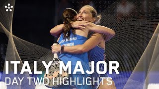 BNL Italy Major Premier Padel Highlights day 2 women [upl. by Adiaz]