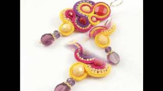 Soutache jewelery  AstridArt  biżuteria sutasz [upl. by Sorrows]