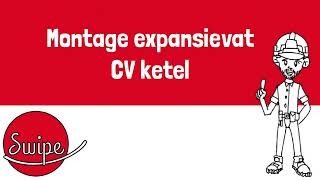 Swipe Verwarming  Montage expansievat CV ketel [upl. by Cadel]